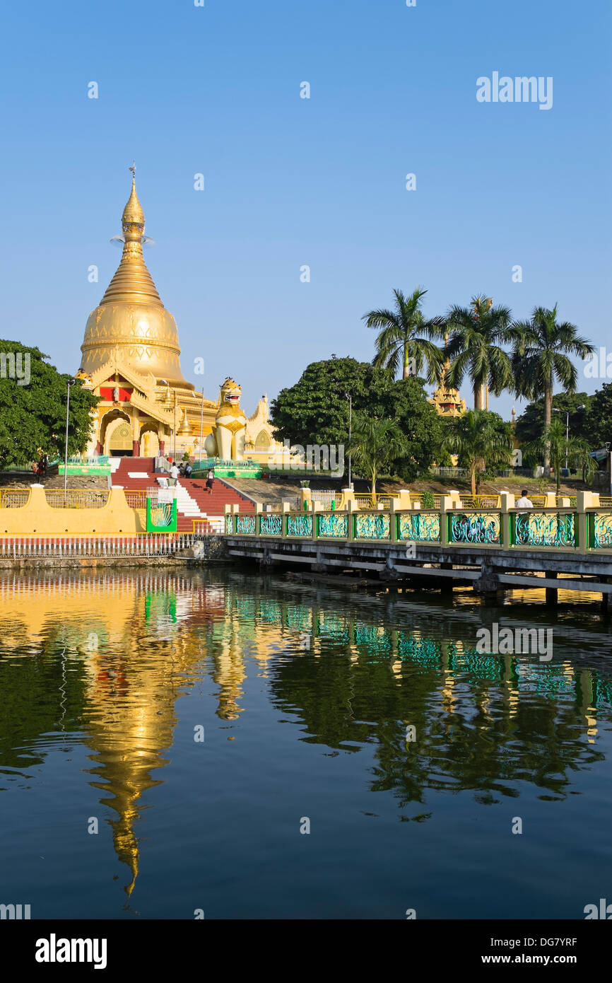 Maha Wizara Pagode, Yangon, Myanmar, Asien Stockfoto