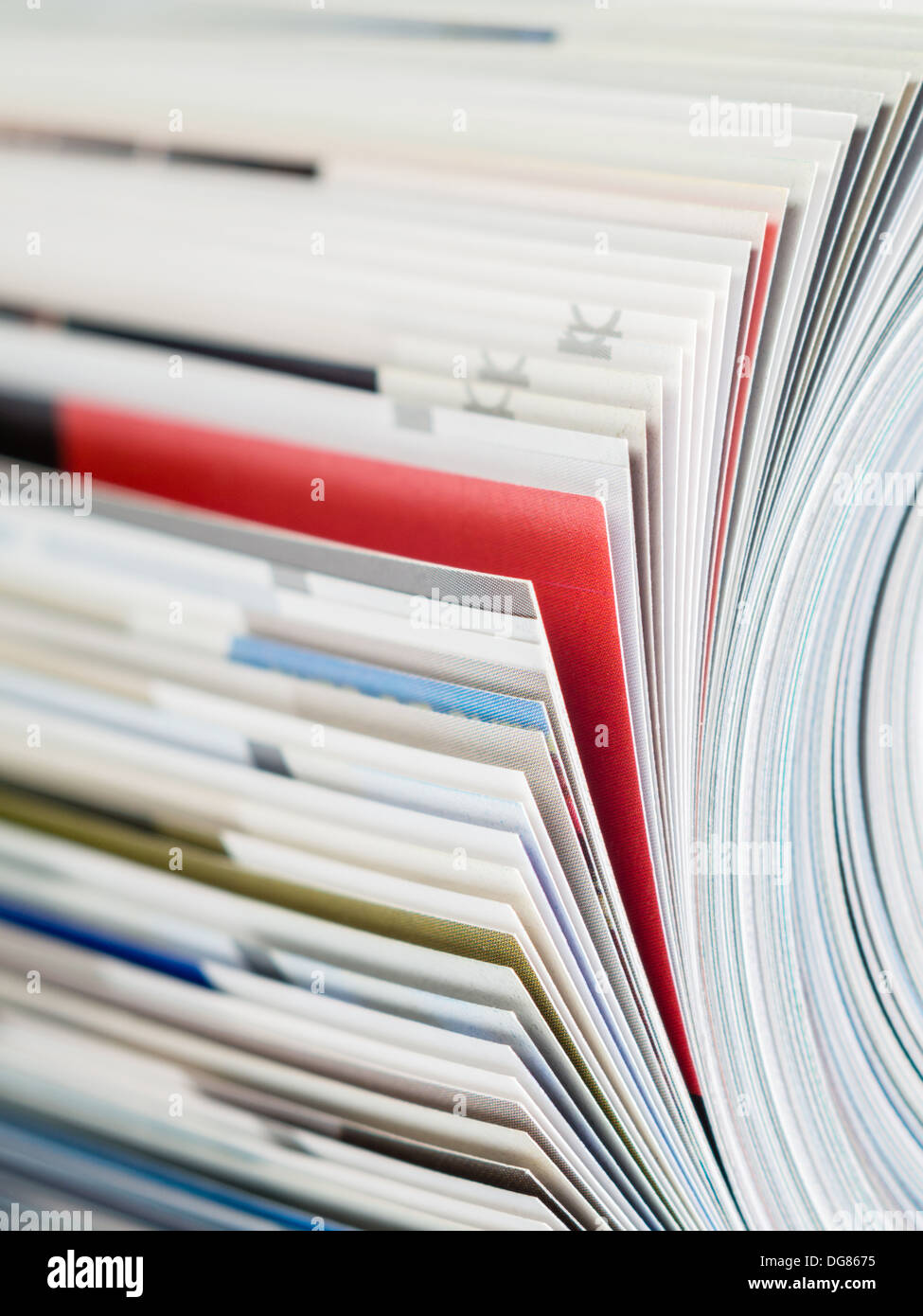 Magazin Roll Stockfoto