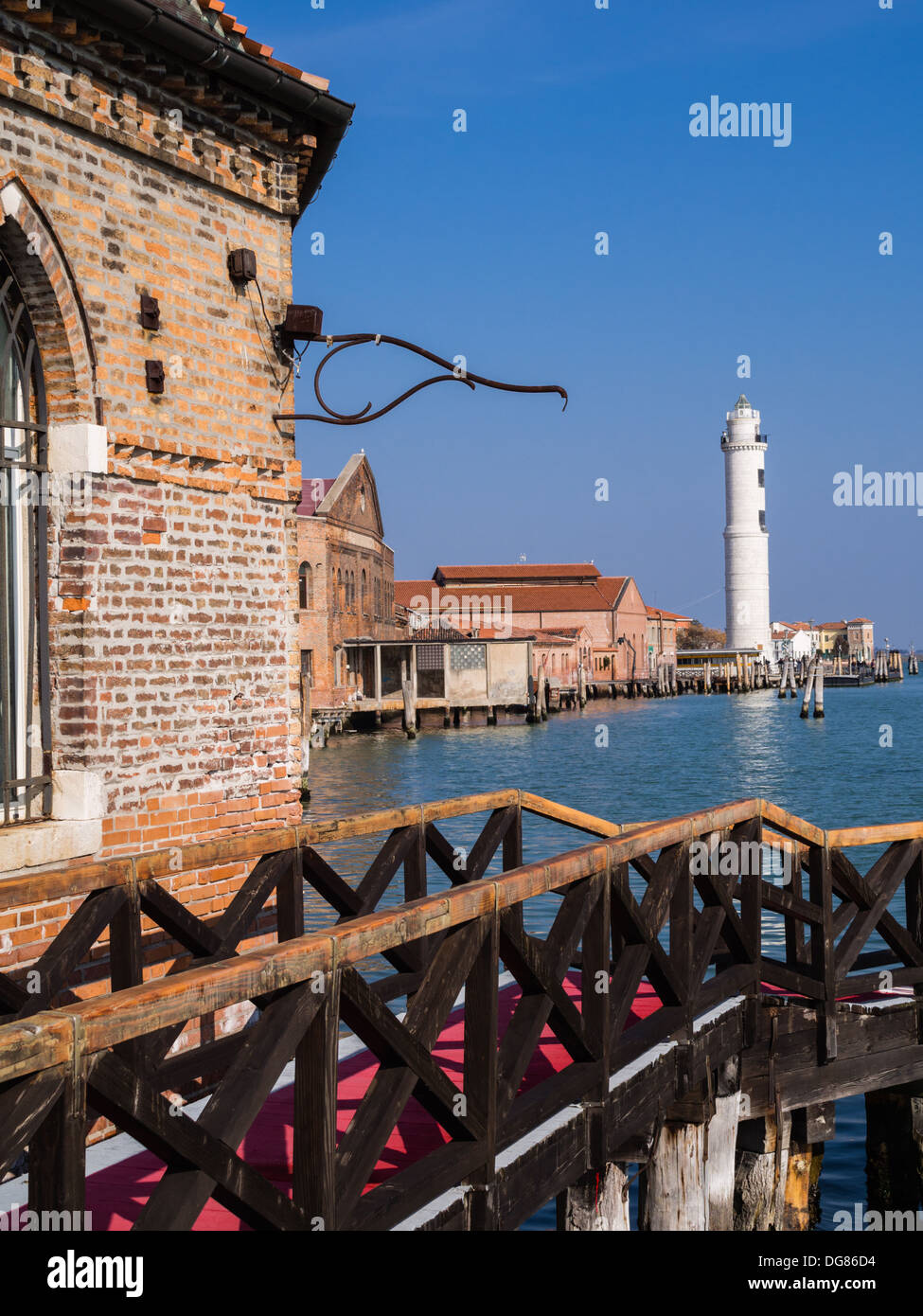 Ein Blick auf Murano Leuchtturm Stockfoto