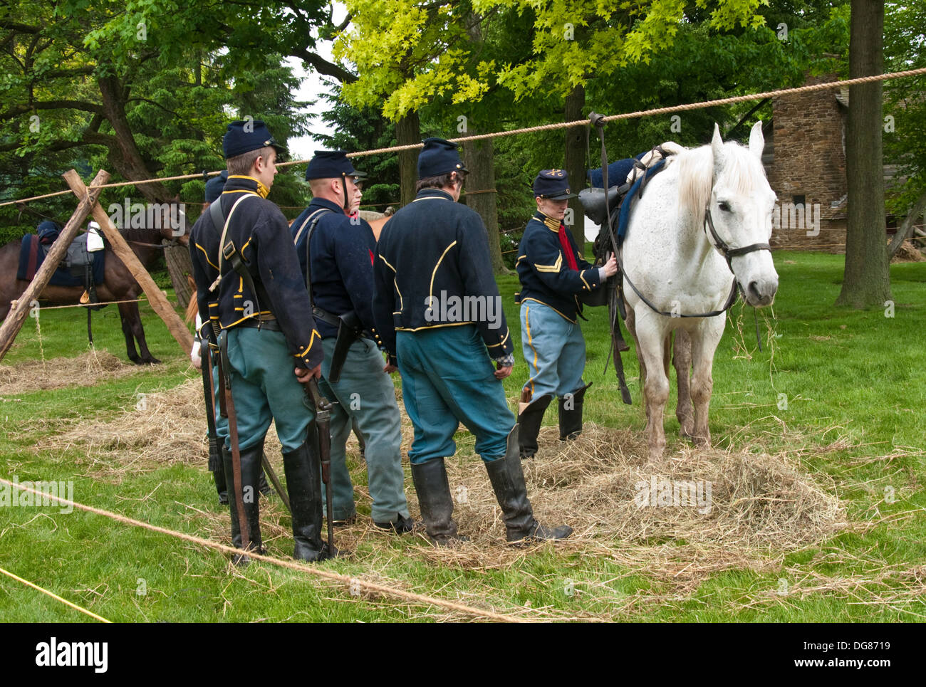 Bürgerkrieg in den USA war schwierig für jedermann, sowohl im Norden und Süden. Stockfoto