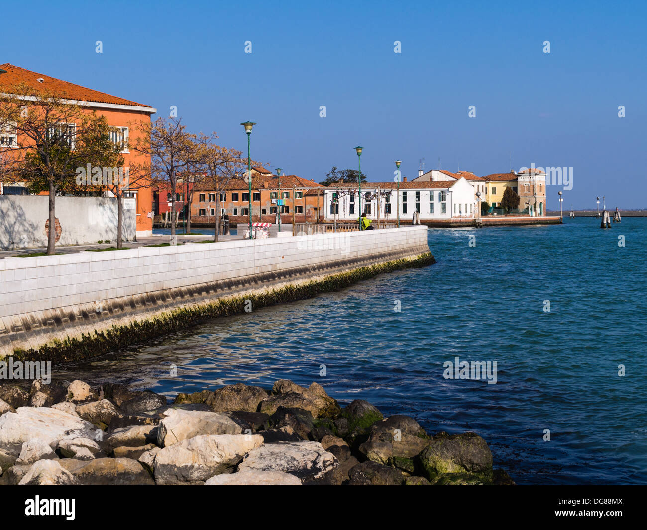 Blick vom Leuchtturm von Murano Stockfoto