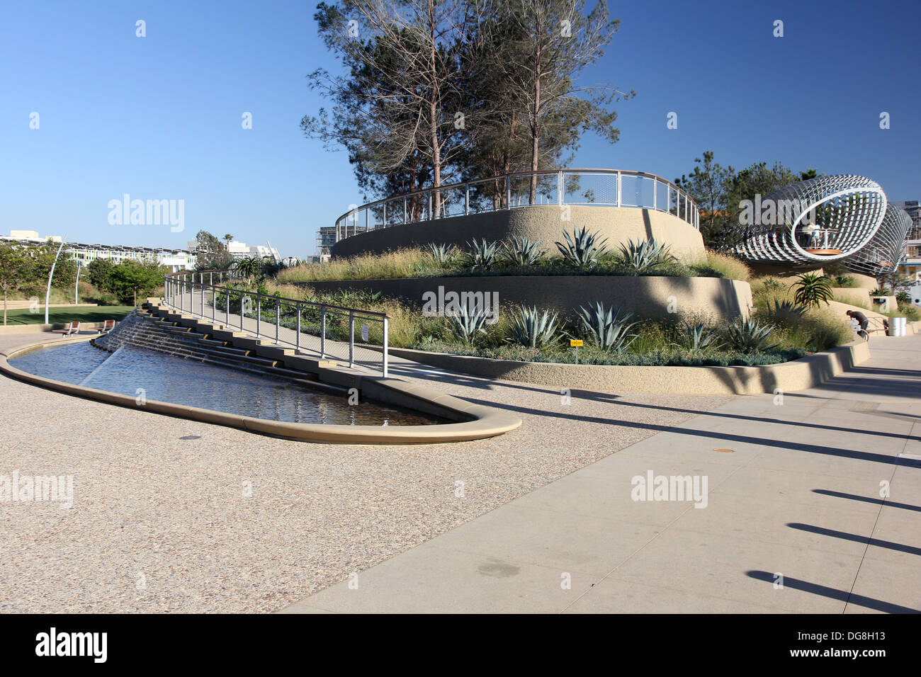 Gegensatz Park in Santa Monica, Kalifornien Stockfoto