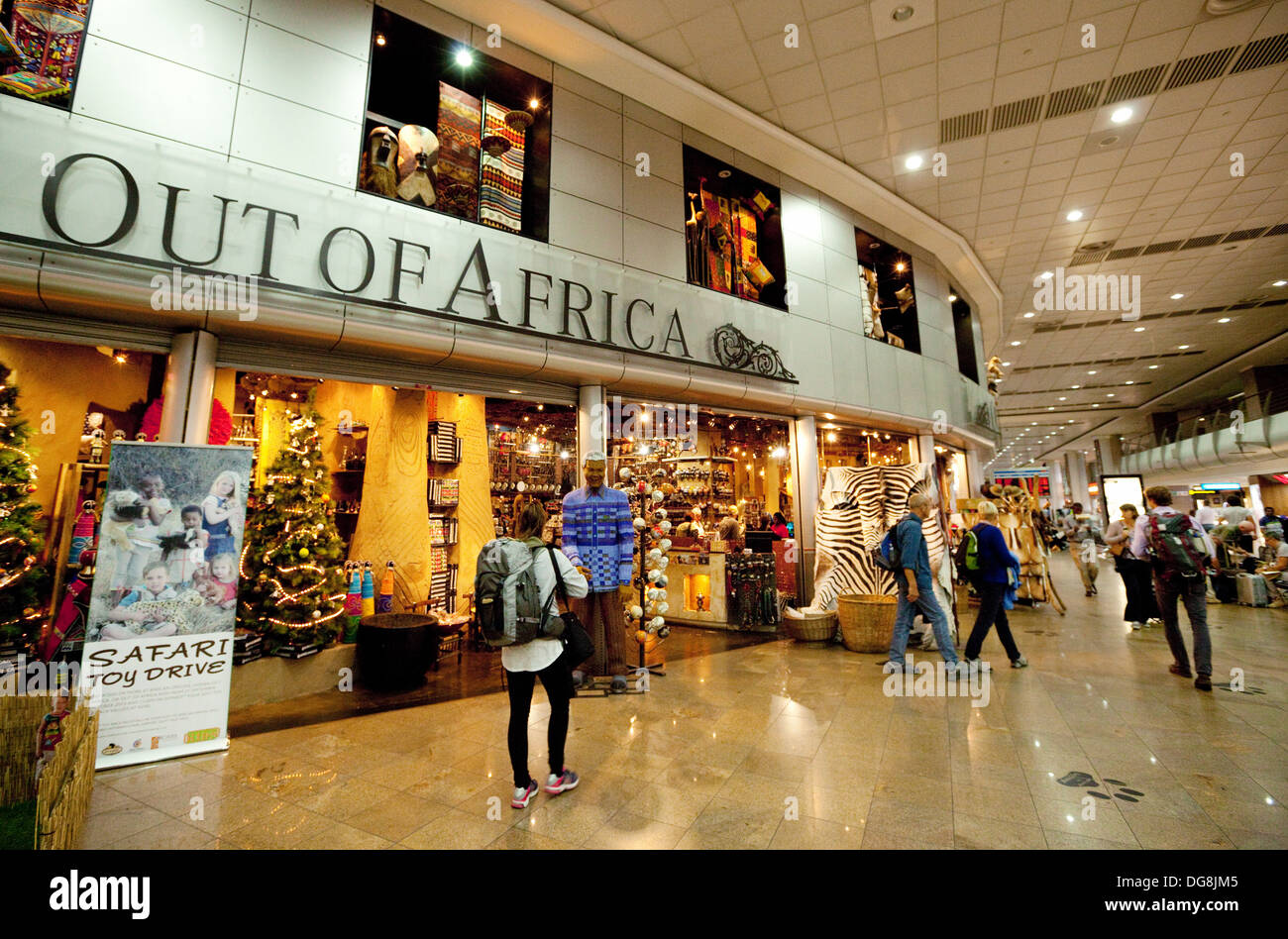 Aus Afrika Geschenk Shop in der Abflughalle, O.R.Tambo International