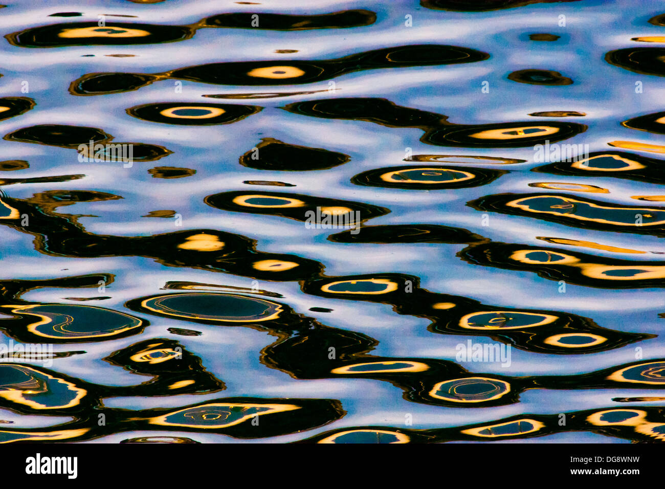 Abstrakte Kunst-Ripple Wasser kräuselt sich abstrakte Wasser Stockfoto