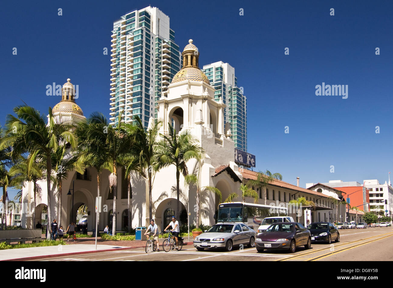 Die Innenstadt von San Diego Stockfoto