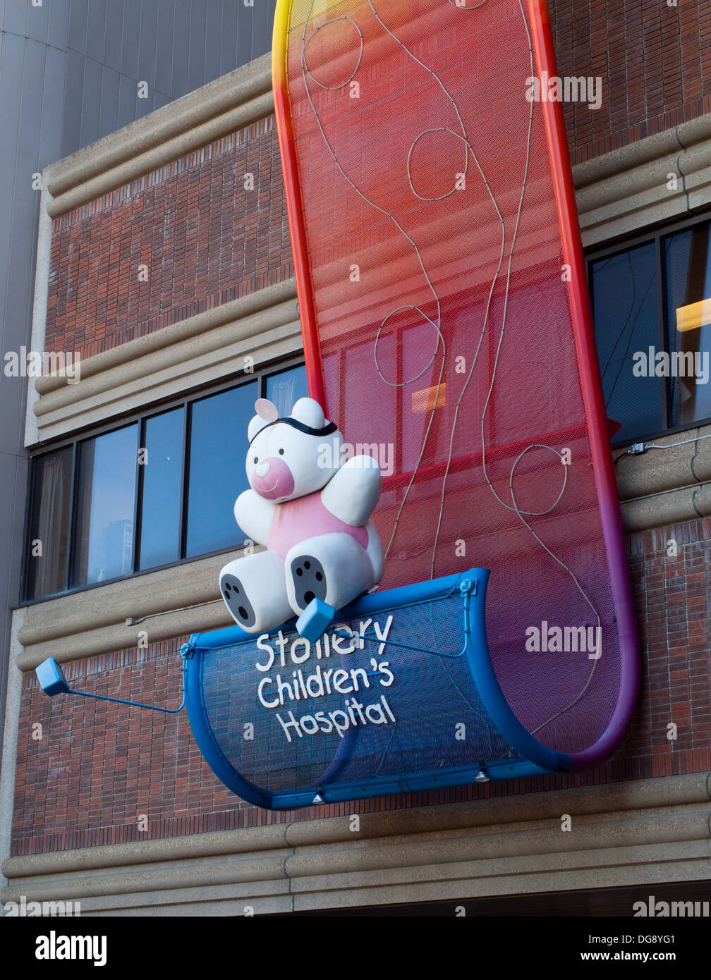 Die Stollery Children Hospital, befindet sich im Klinikum Universität von Alberta in Edmonton, Alberta, Kanada. Stockfoto