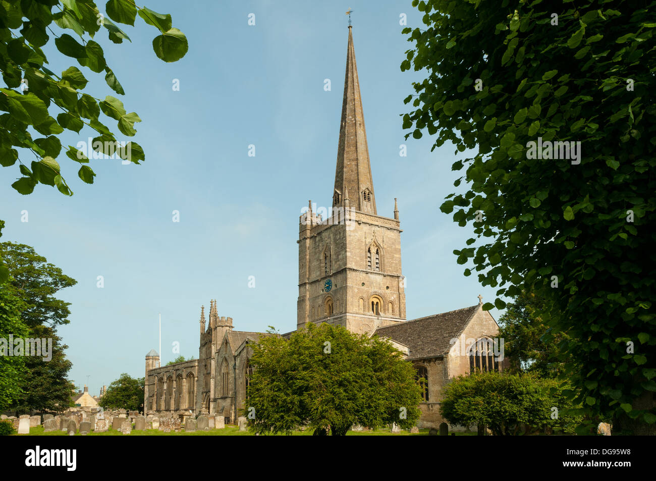 St John the Baptist Church, Burford, Oxfordshire, England Stockfoto