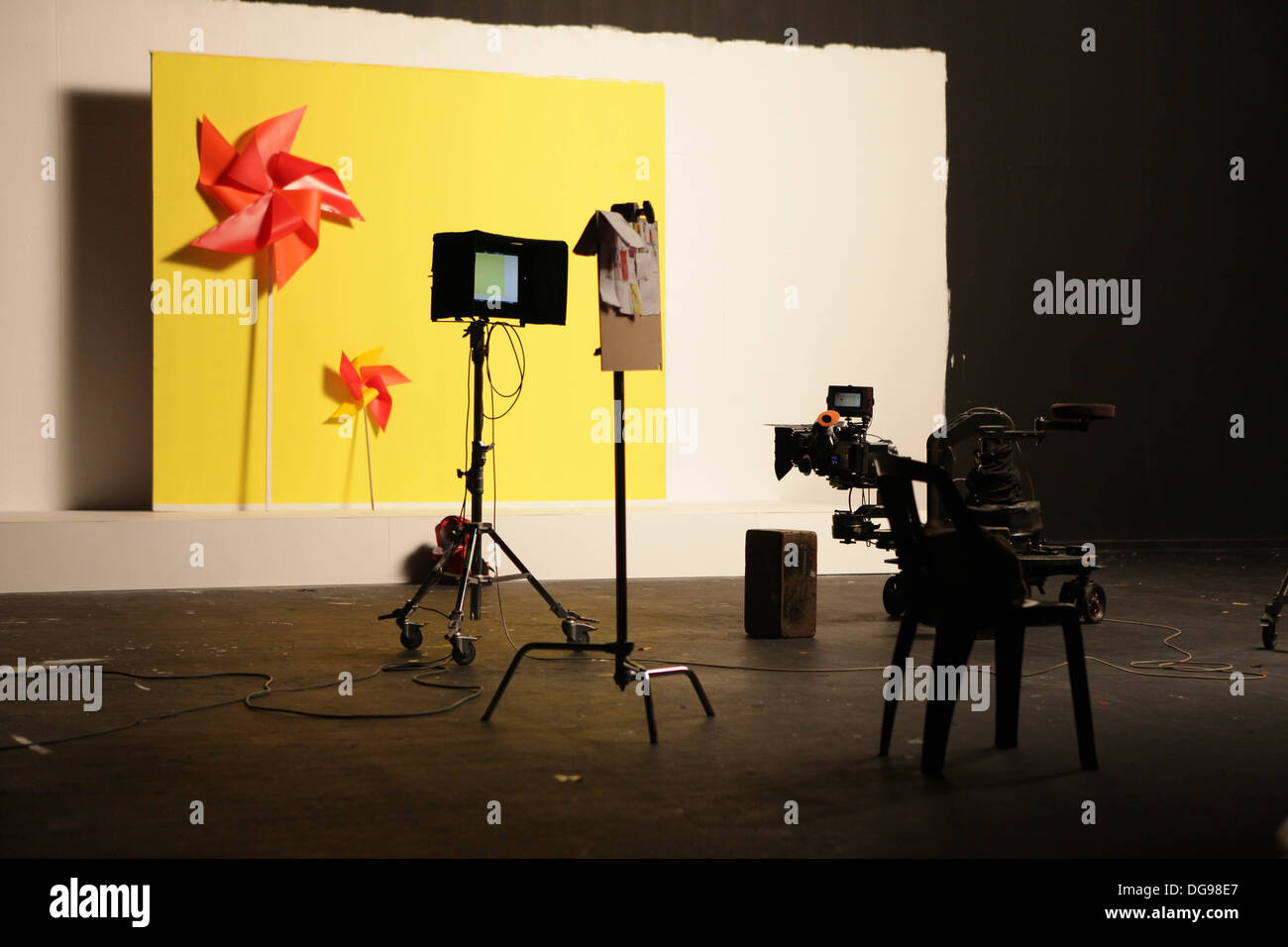 Studio-Arbeit Stockfoto