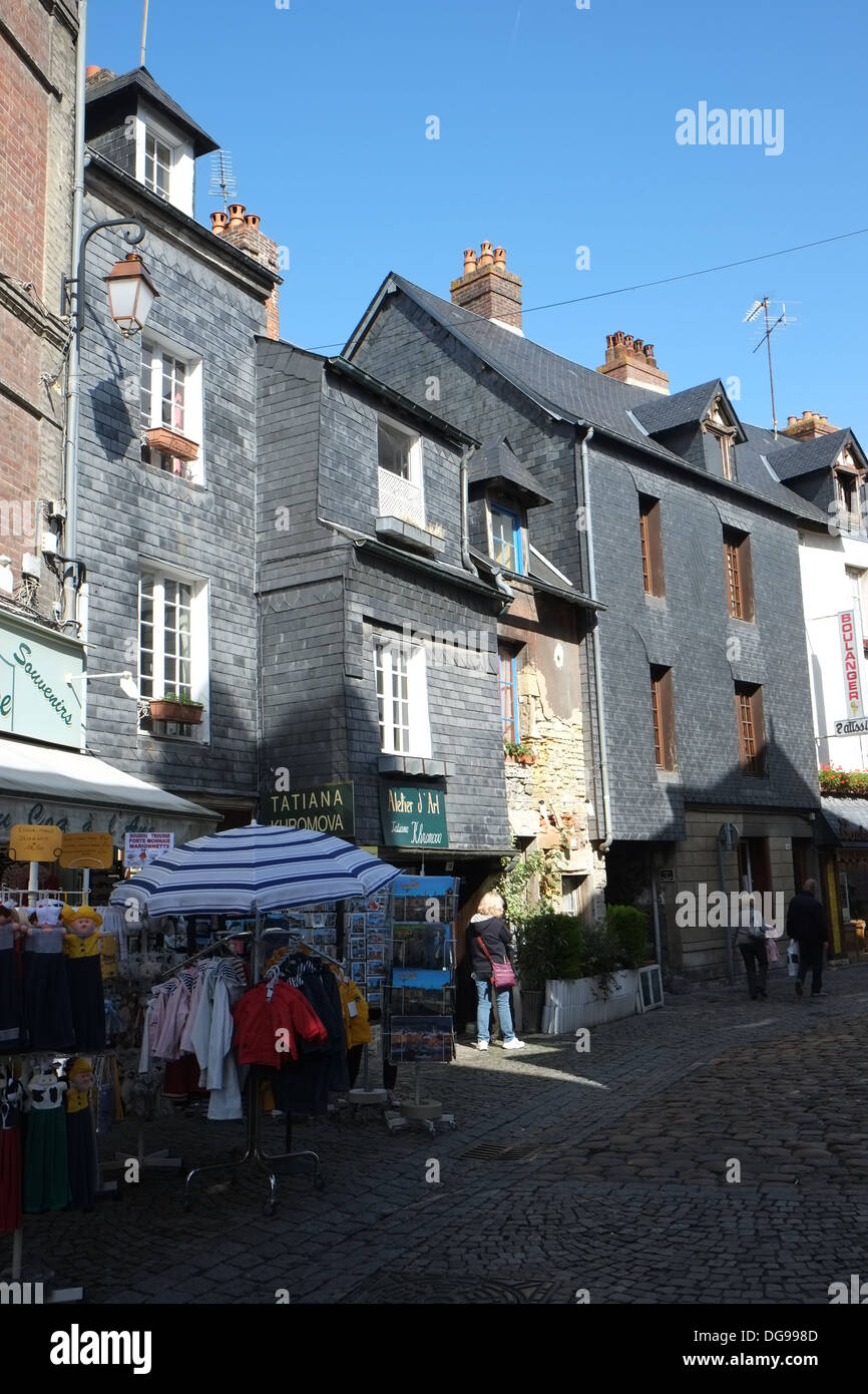 Honfleur Gemeinde Calvados Abteilung Nordwesten Frankreichs Stockfoto