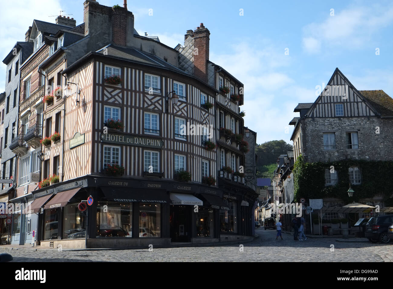 Honfleur Gemeinde Calvados Abteilung Nordwesten Frankreichs Stockfoto