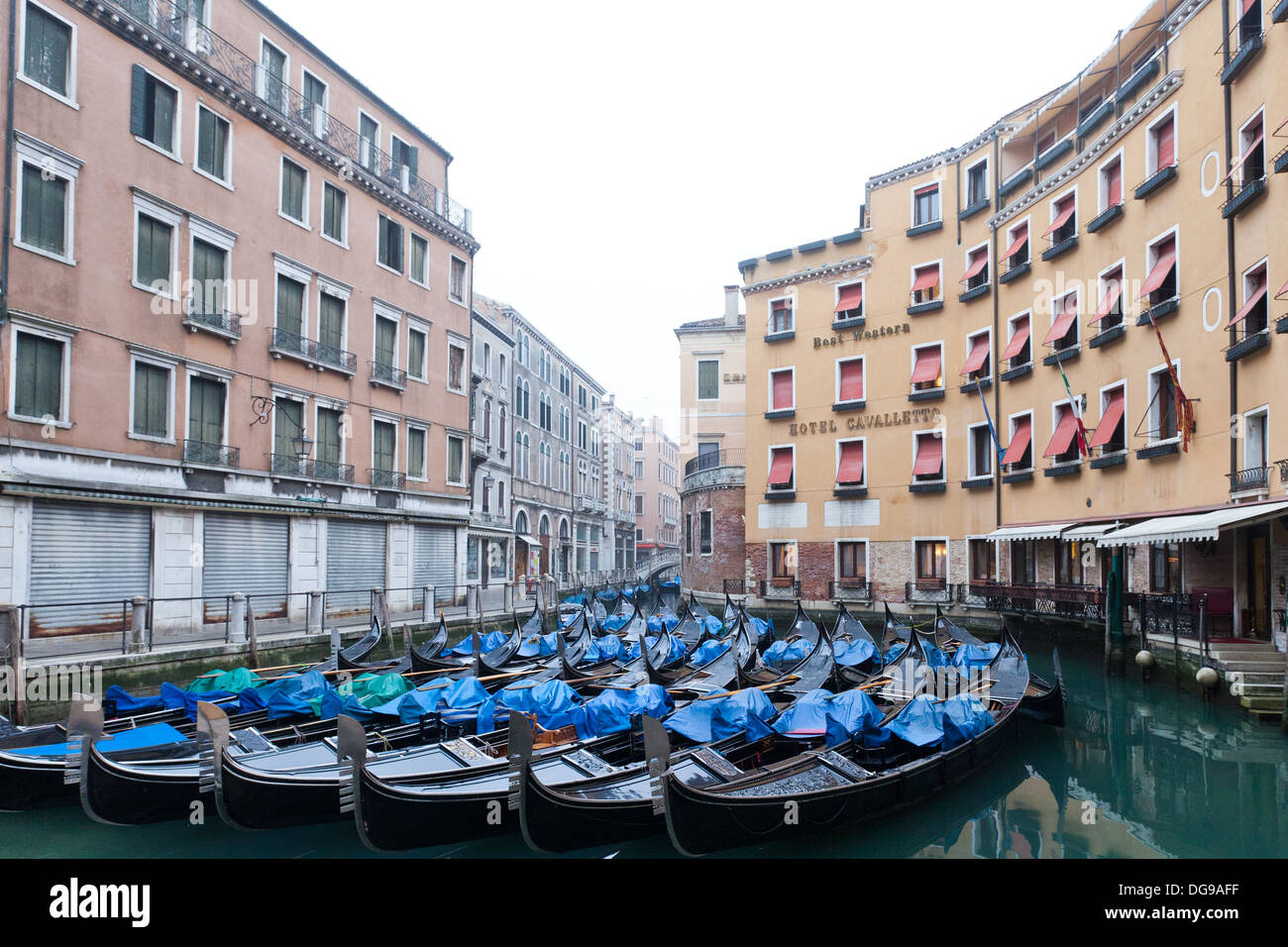 Venedig-Gondeln Stockfoto