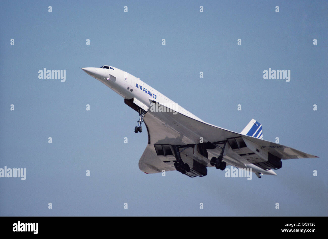 Landung der Concorde SST Stockfotografie - Alamy