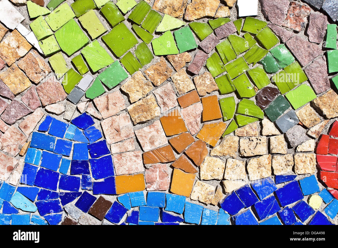 Mosaik-Hintergrund Stockfoto