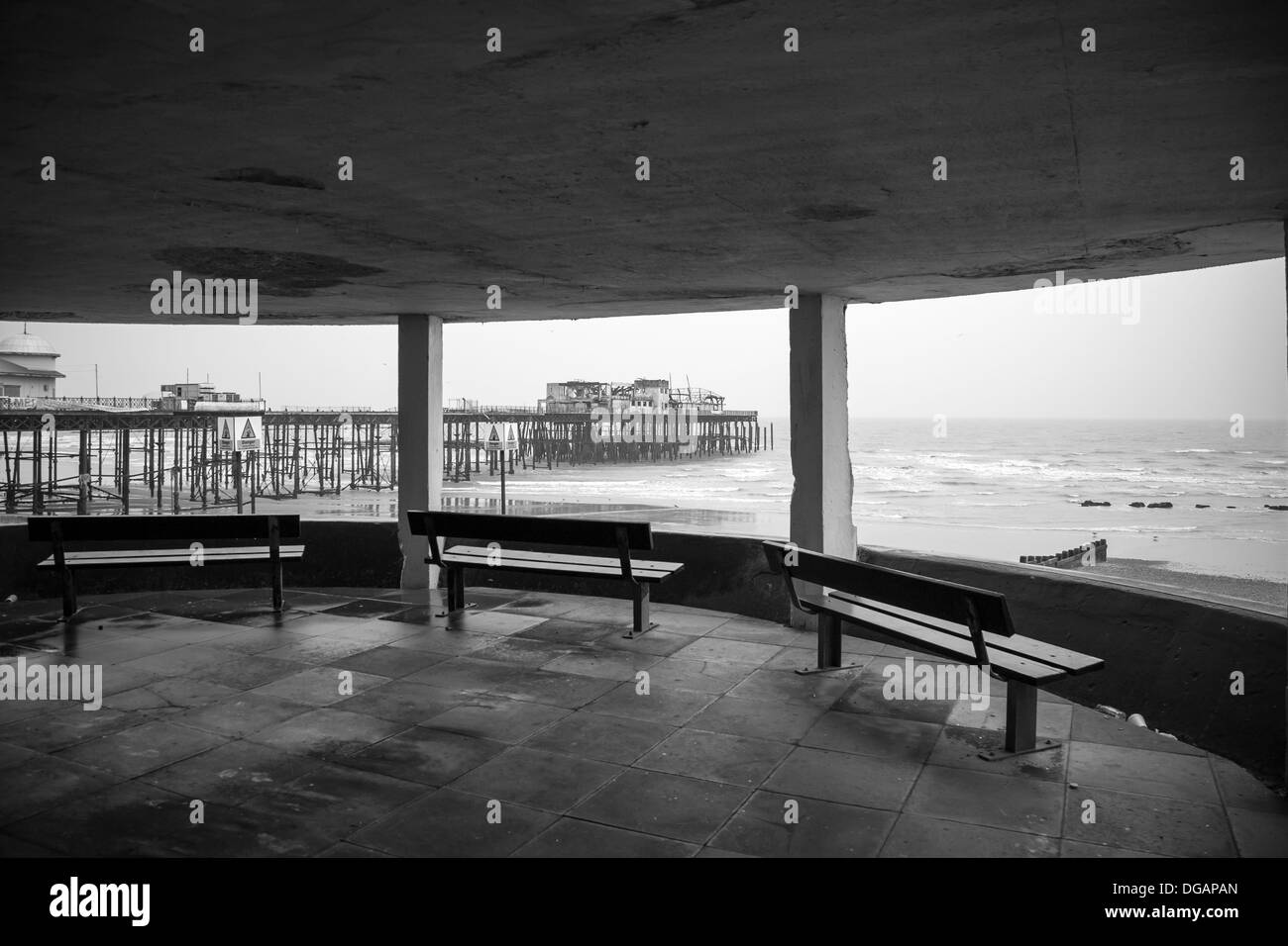 Hastings Pier. Stockfoto