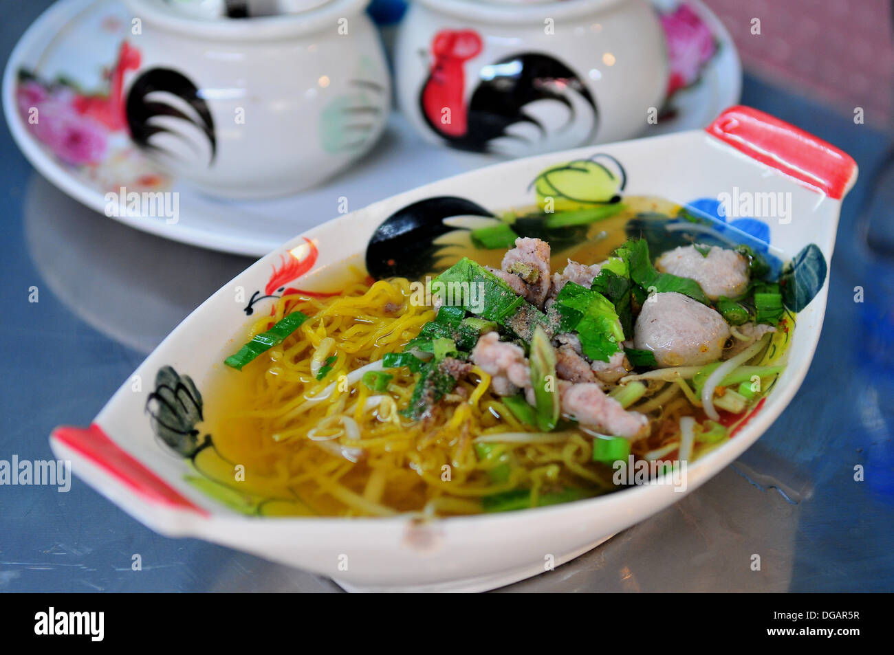 Taste of Thailand - Boot Nudel (Kway Teow Rue) Stockfoto