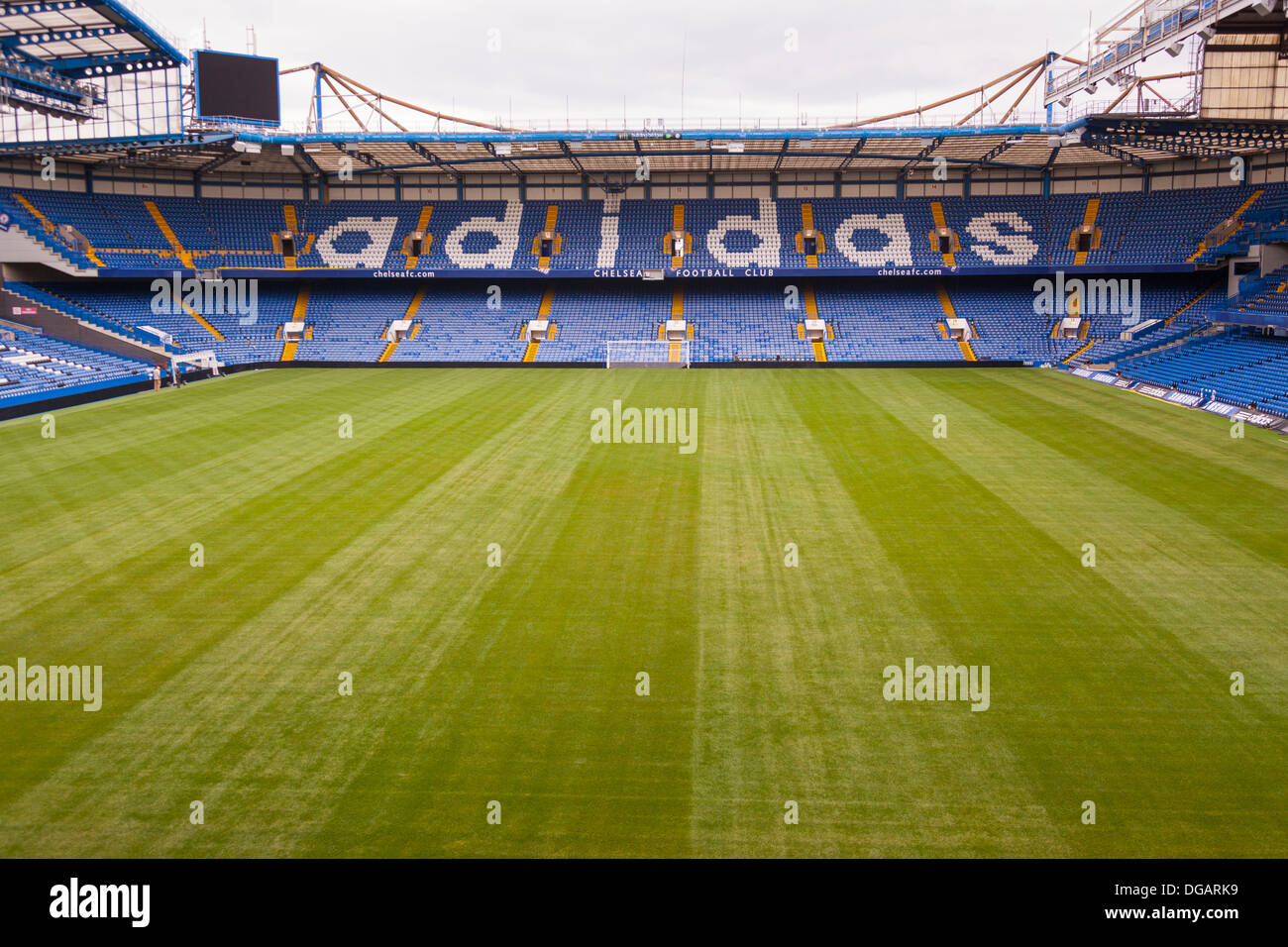 Matthew Harding Stand, Chelsea Football Club, Stamford Bridge, Chelsea, London, England Stockfoto