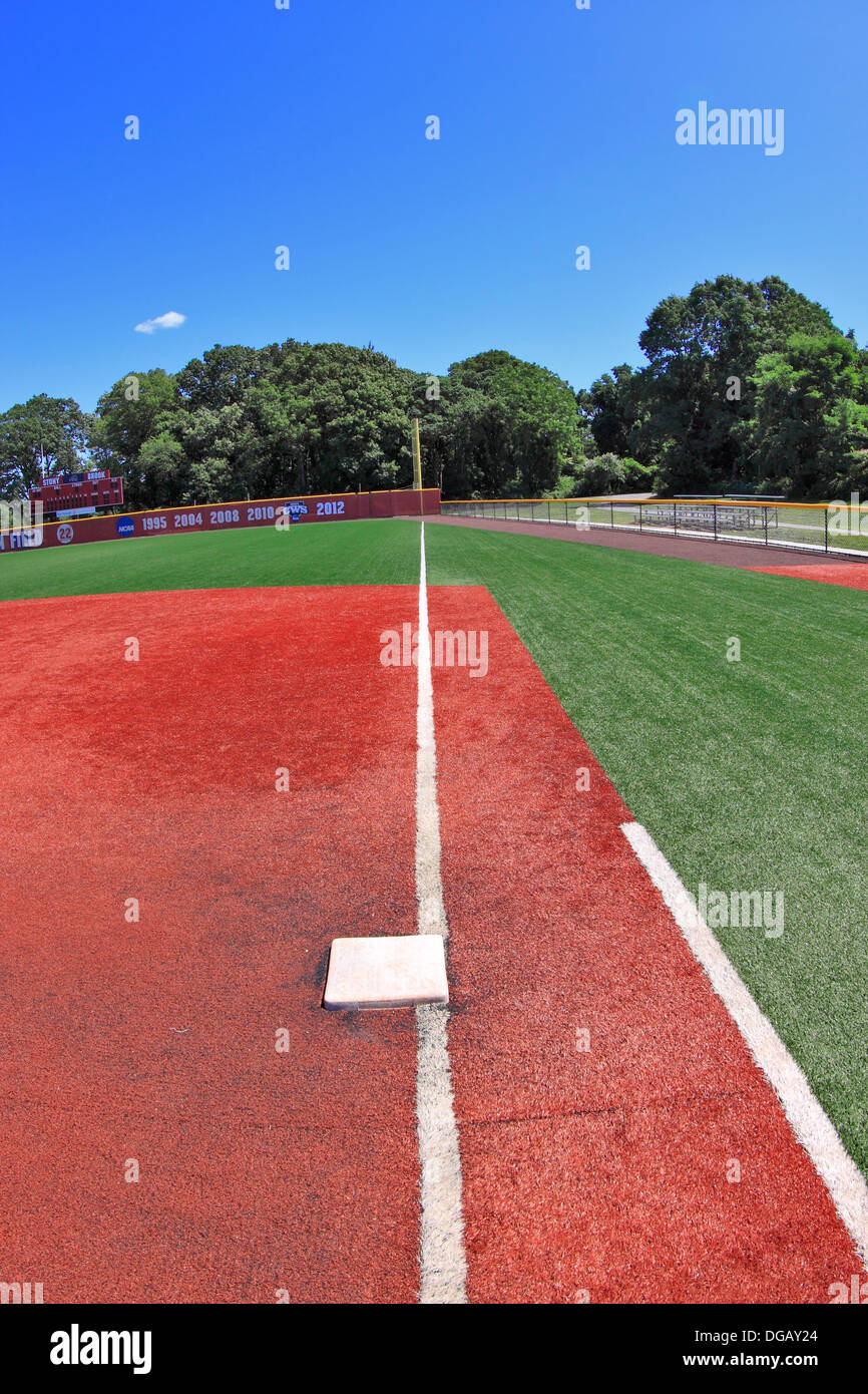 Baseball-Feld Stony Brook Long Island New York Stockfoto