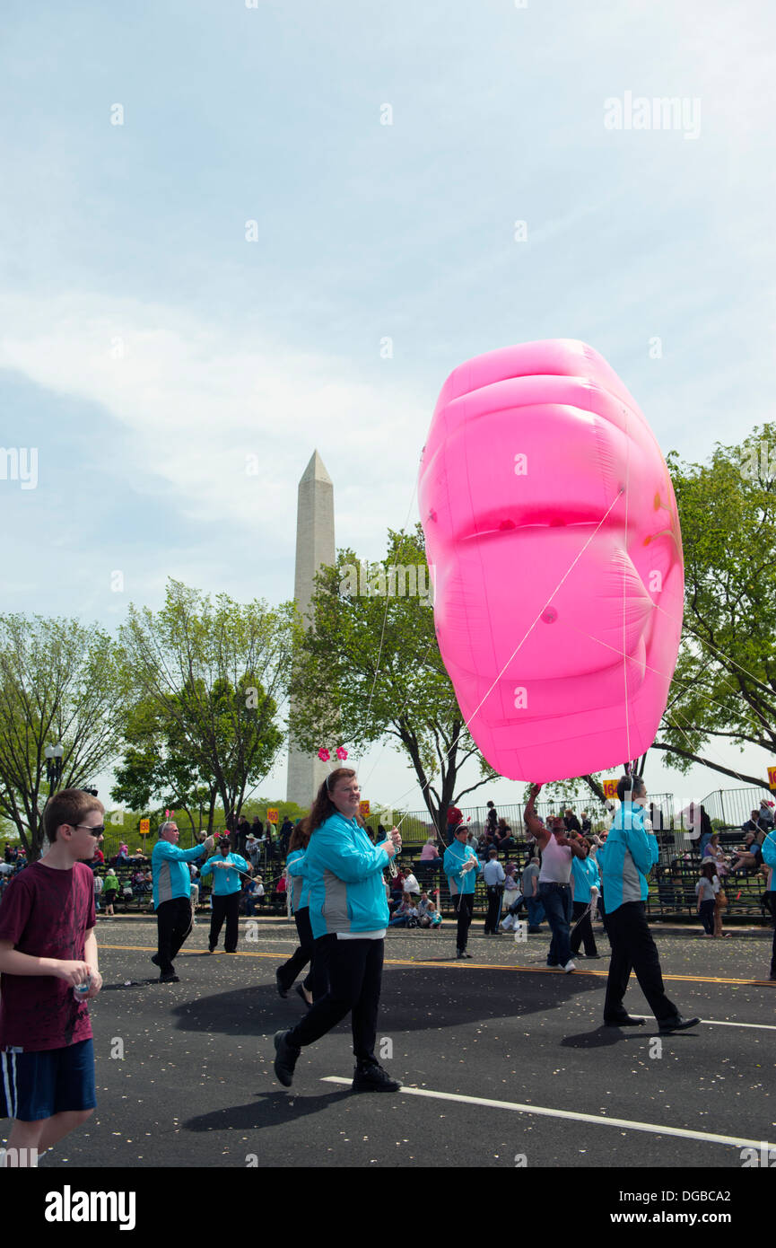 Das National Cherry Blossom Festival Parade in Washington DC Stockfoto