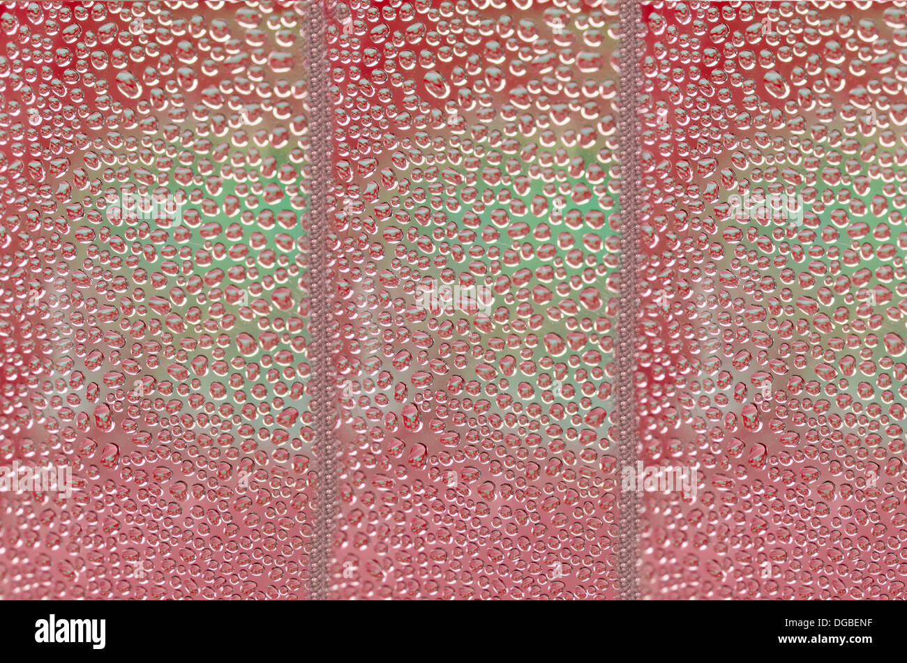 rot Wassertropfen Hintergrund Stockfoto