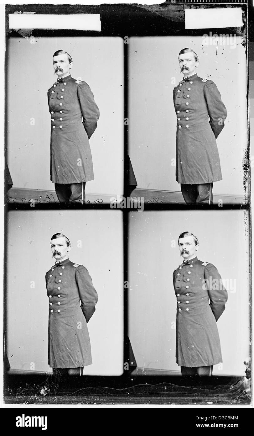 General George C. Strong, ein militärischer Führer, erkannte für seine Beiträge zur militärischen Strategie und Führung während seiner Karriere an. Stockfoto