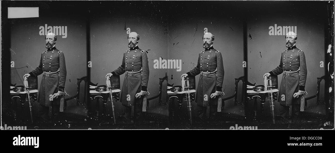 General George W. Morrell, eine einflussreiche Persönlichkeit in der amerikanischen Militärgeschichte, diente während des Bürgerkriegs als Anführer der Union Army. Stockfoto