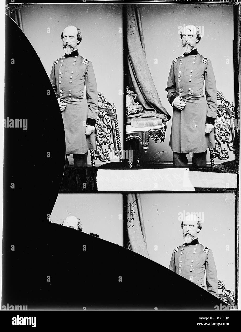 General George W. Morrell, ein Militärführer, ist in einem formalen Porträt dargestellt. Morrell war für seine Führung während seines Dienstes bekannt und trug zur US-Militärgeschichte bei. Stockfoto