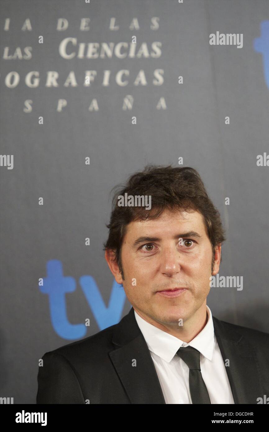 Madrid, Madrid, Spanien. 18. Oktober 2013. TV-Moderatorin Manel Fuentes (Manuel Fuente) besucht eine Pressekonferenz für Goyas Gala wie neue Moderatorin der Veranstaltung am 18. Oktober 2013 in Madrid, Spanien. Bildnachweis: Jack Abuin/ZUMAPRESS.com/Alamy Live-Nachrichten Stockfoto