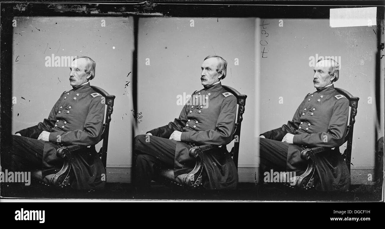 Dieses Foto zeigt General James Cooper, einen wichtigen Militärführer. Das Bild unterstreicht seine Rolle in der US-Militärgeschichte. Stockfoto