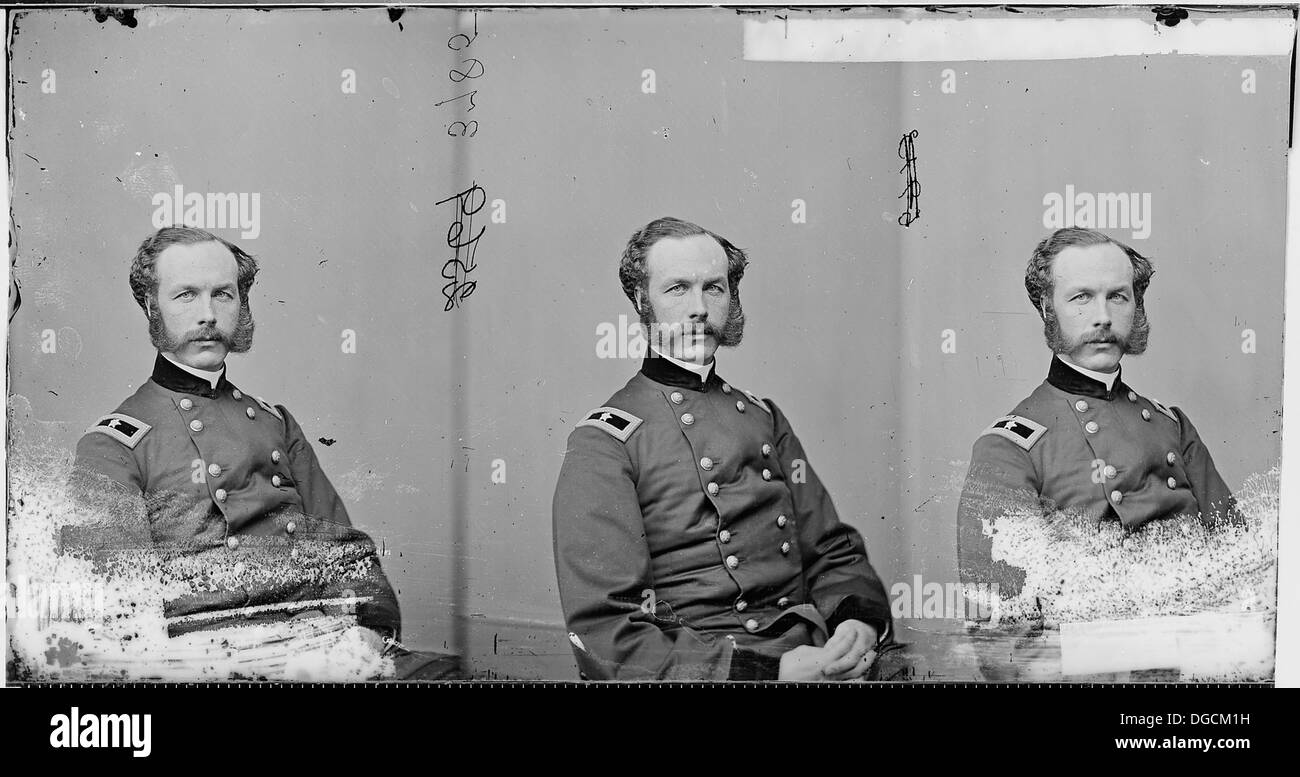 General John C. Starkweather war ein bedeutender Militärführer, der für seinen Einsatz in verschiedenen Feldzügen bekannt war. Seine Führung und seine Beiträge waren bedeutend für die Gestaltung der US-Militäroperationen während seiner Zeit. Stockfoto