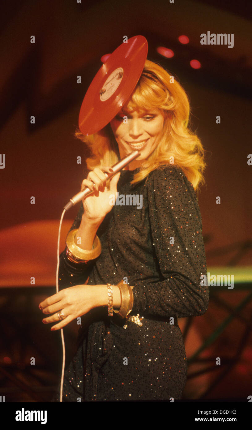 AMANDA LEAR französische pop-Sängerin ca. 1978 Stockfoto