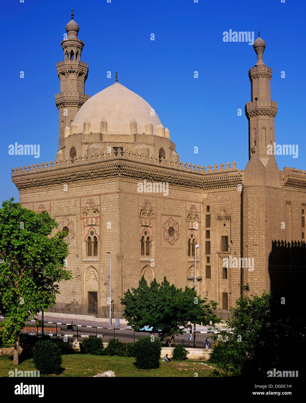 Sultan Hassan Moschee, 14. Jahrhundert, Kairo, Ägypten, Afrika Stockfoto