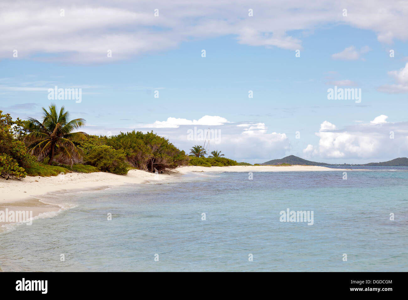 Landschaft tropischen Strand in der Karibik Stockfoto