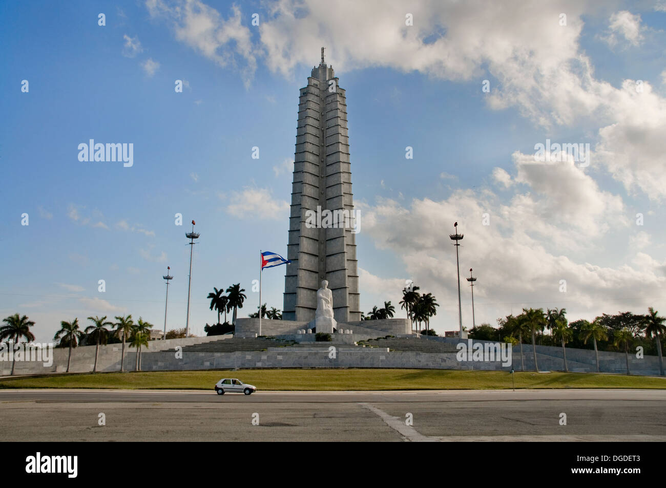 Jose Marti Denkmal in Plaza De La Revolucion (Platz der Revolution). La Havanna, Kuba. Stockfoto