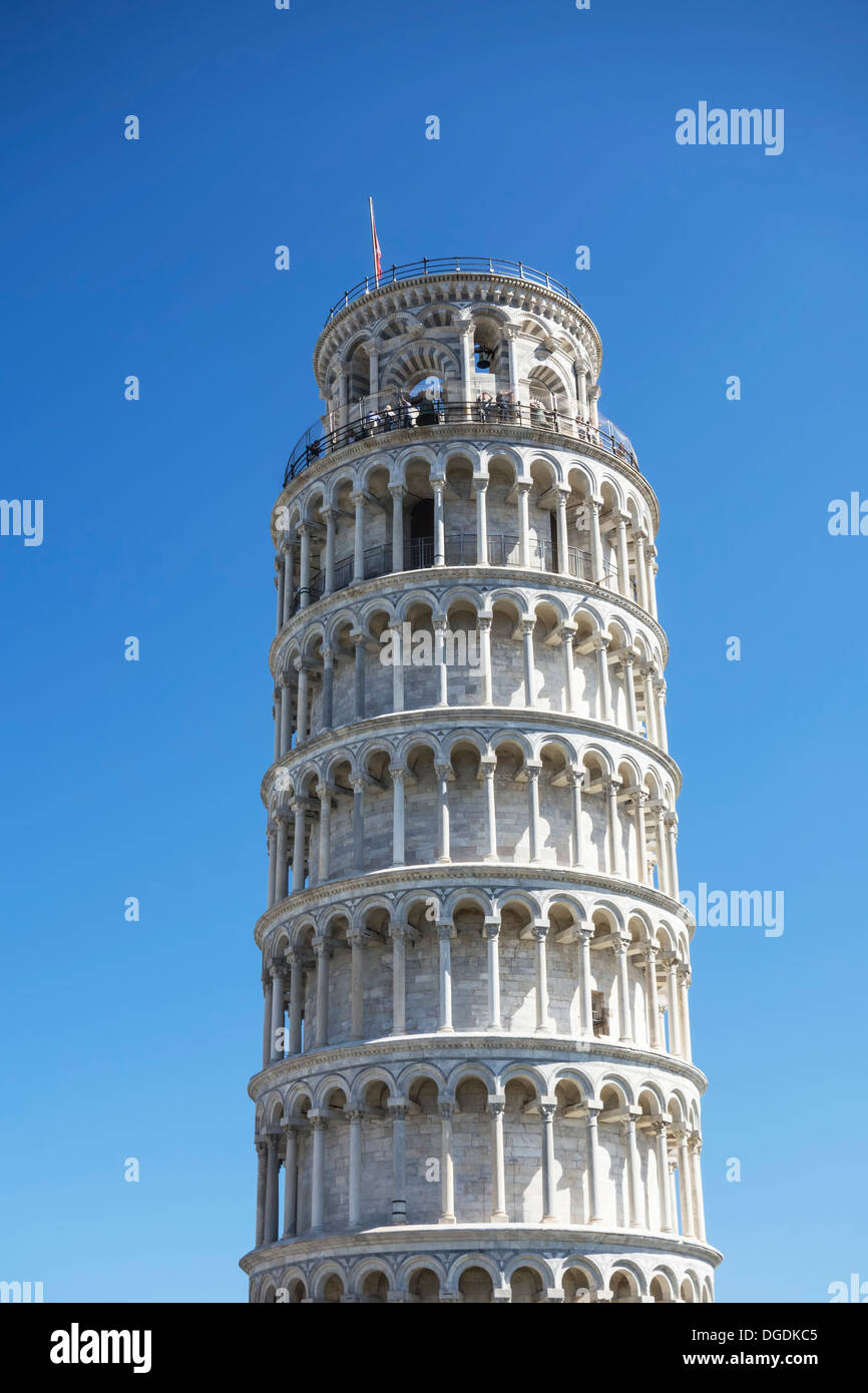 Schiefe Turm von Pisa in der Toskana Stockfoto