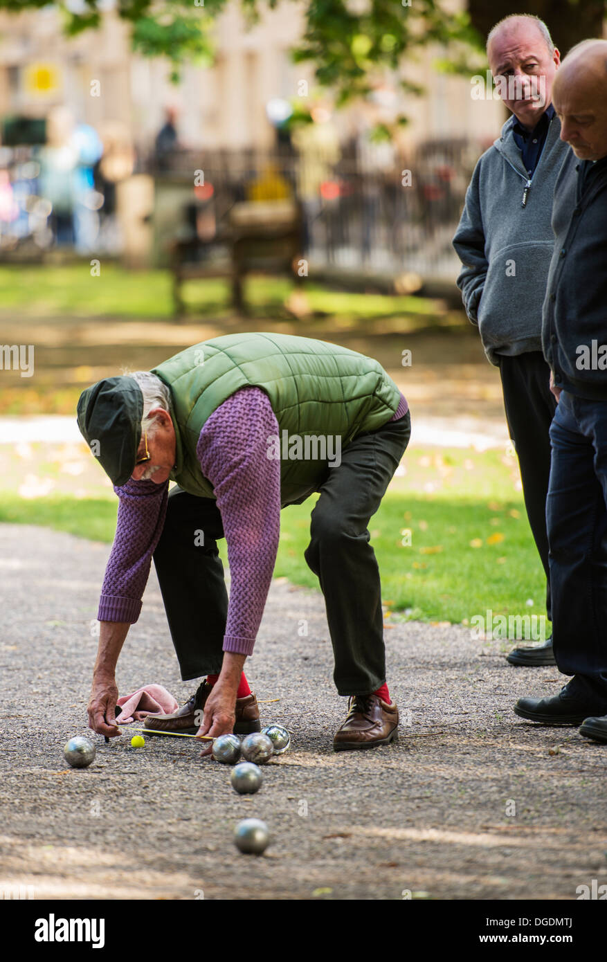 Die Partitur Stockfoto