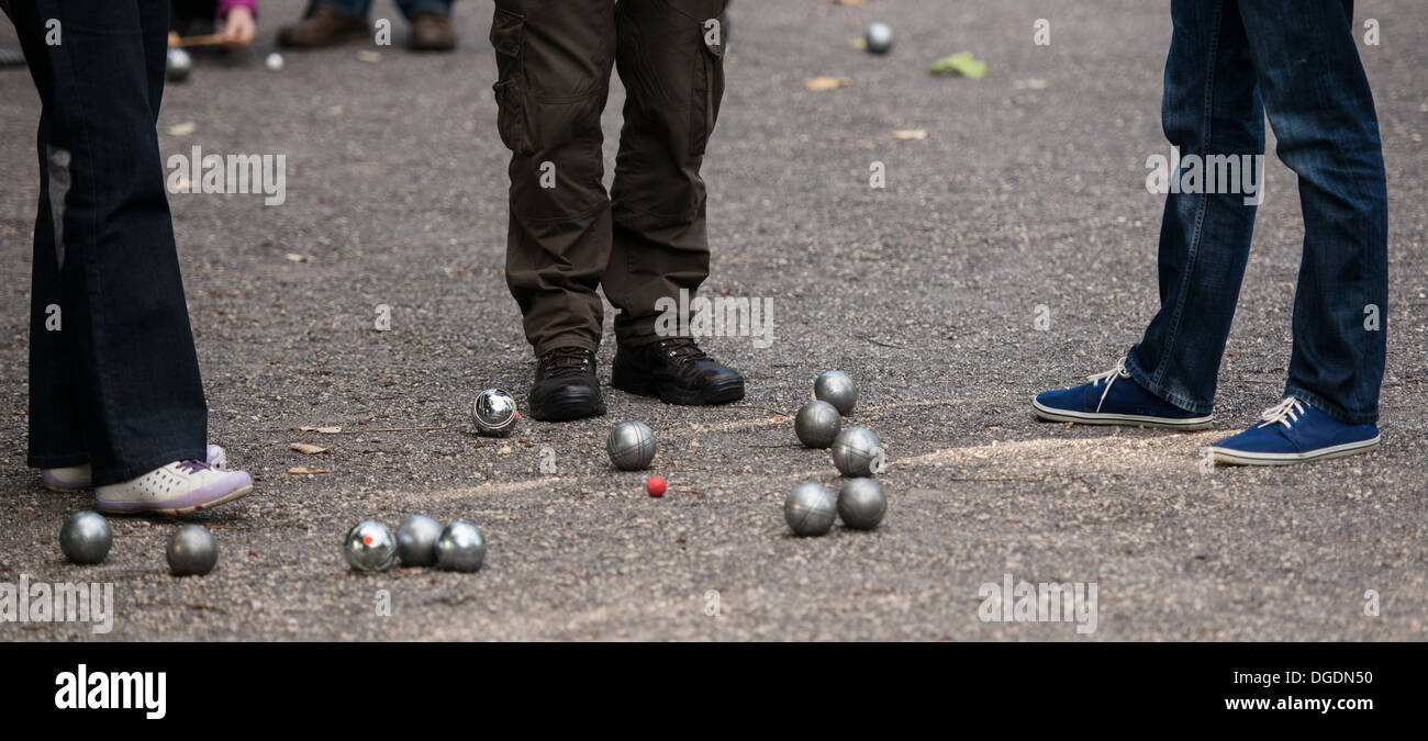 Die Partitur Stockfoto