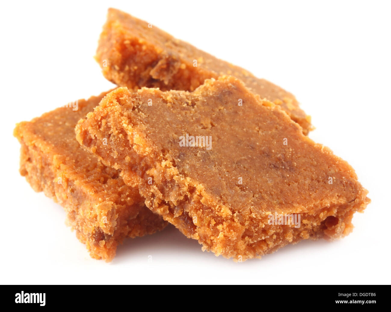 Barfi, hergestellt aus Erdnuss und Kokos Stockfoto