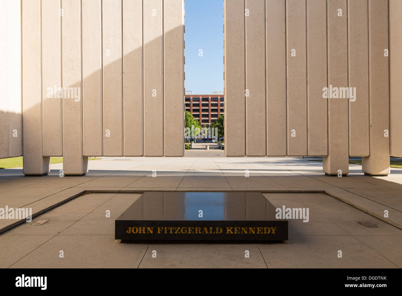 John Fitzgerald Kennedy Memorial Dallas Texas USA Stockfoto