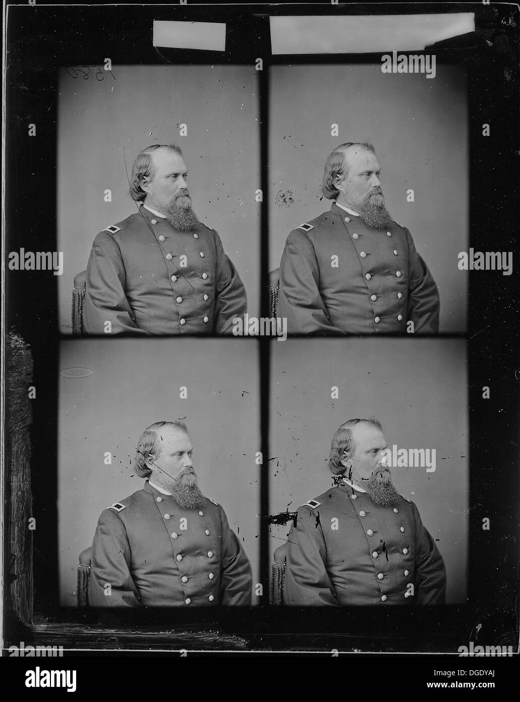 General Samuel B. Holabird, ein bedeutender militärischer Führer, wird für seine Beiträge zur US-Militärstrategie und -Führung während seines Dienstes in Erinnerung gerufen. Stockfoto