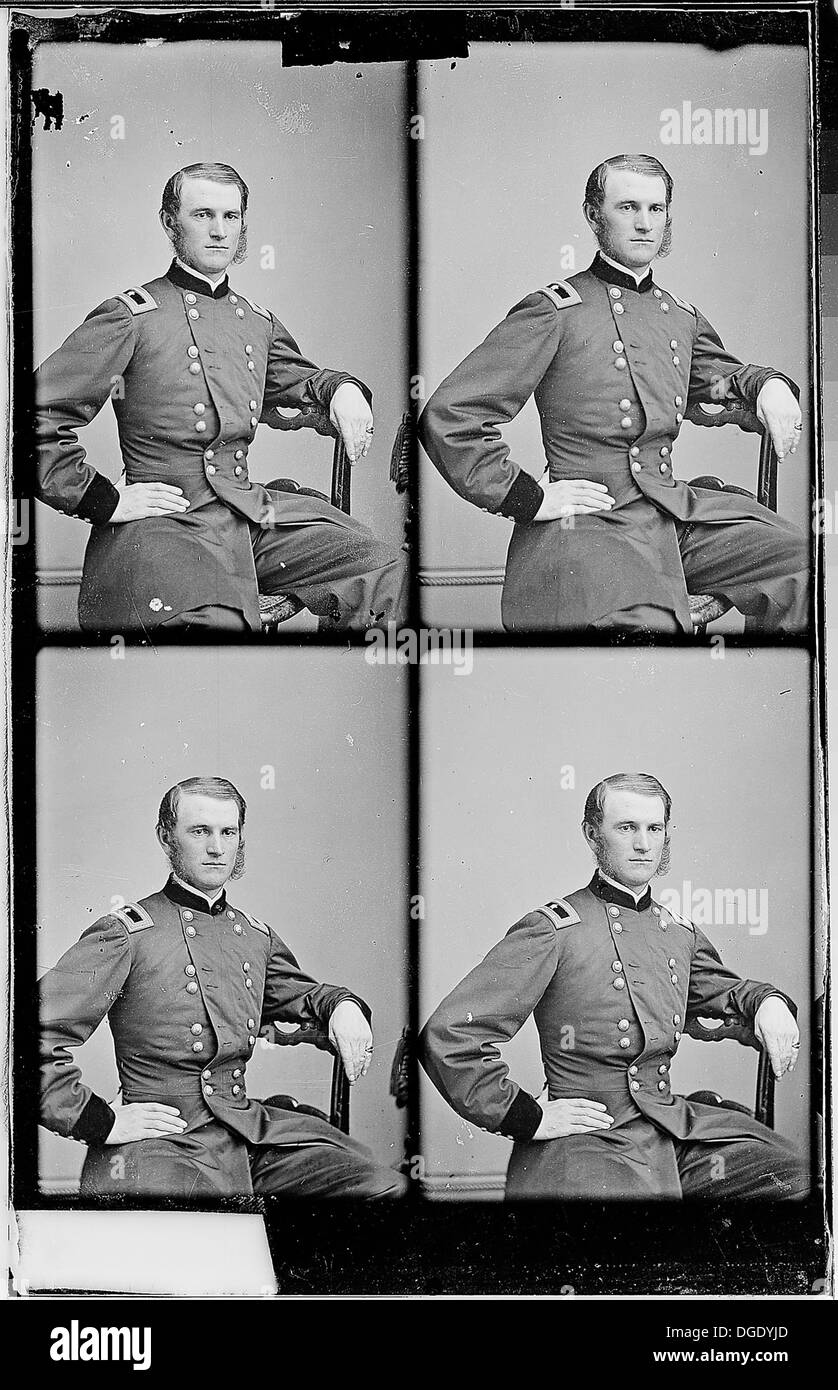 Ein Porträt von General Thomas, Z. B. Ransom, einem Offizier der US-Armee während des Bürgerkriegs, bekannt für seinen Dienst und seine militärische Führung. Stockfoto