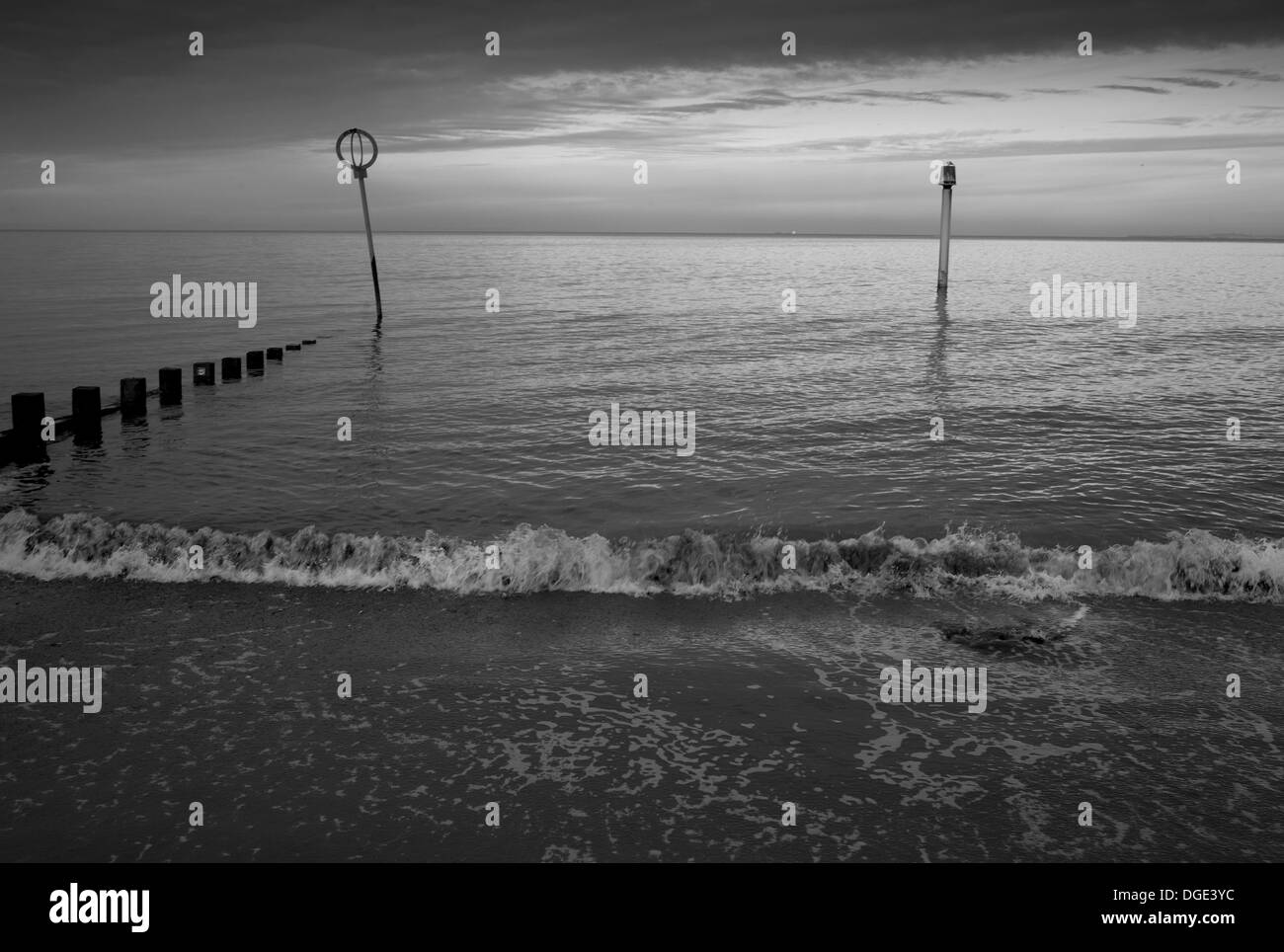 Der Firth of Forth von Portobello Stockfoto