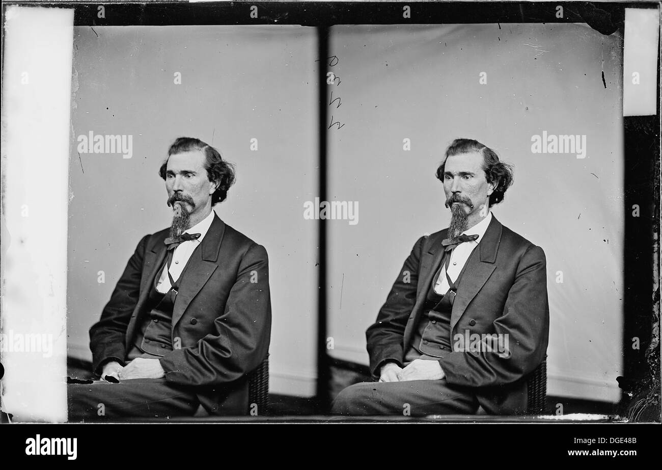 Ein Porträt von Hon. Philip Johnson, einer bedeutenden Persönlichkeit in der Geschichte Pennsylvanias, zeigt seine Rolle und seine Prominenz in der politischen oder juristischen Landschaft des Staates. Stockfoto