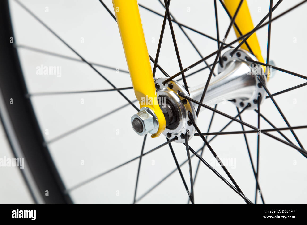 Fixed-Gear Fahrrad. Stockfoto