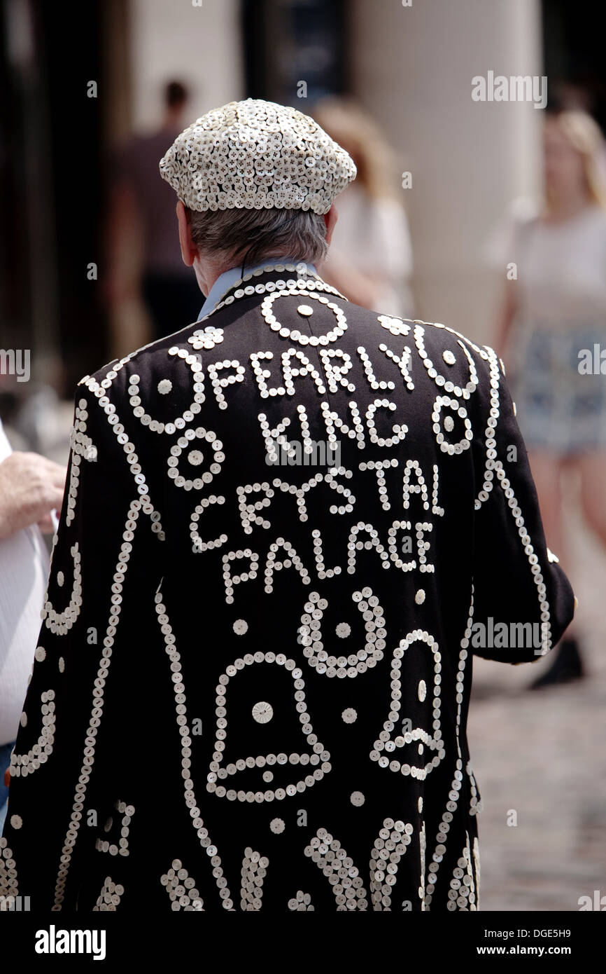 Crystal Palace Pearly King Stockfoto