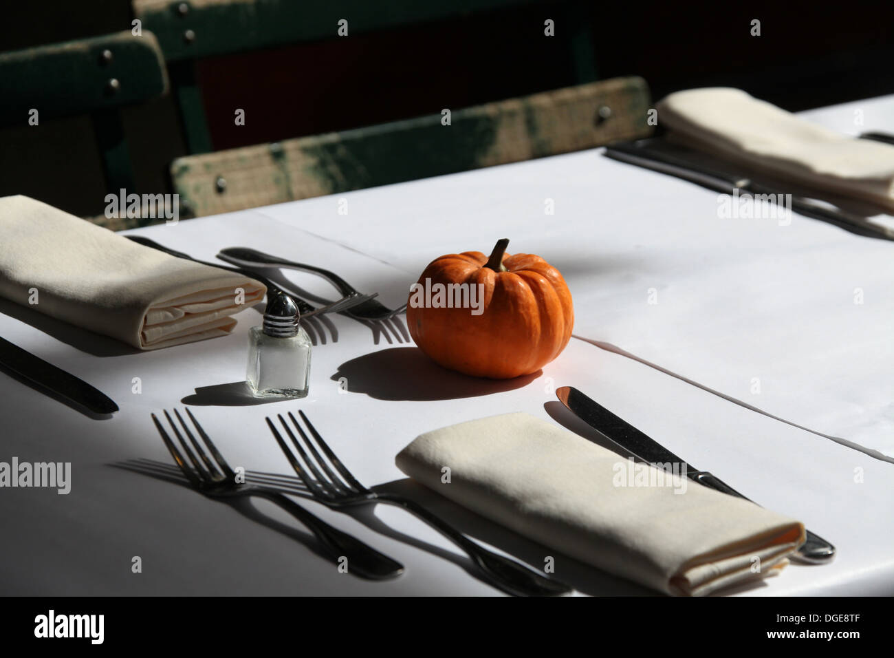 Halloween Tisch Stockfoto
