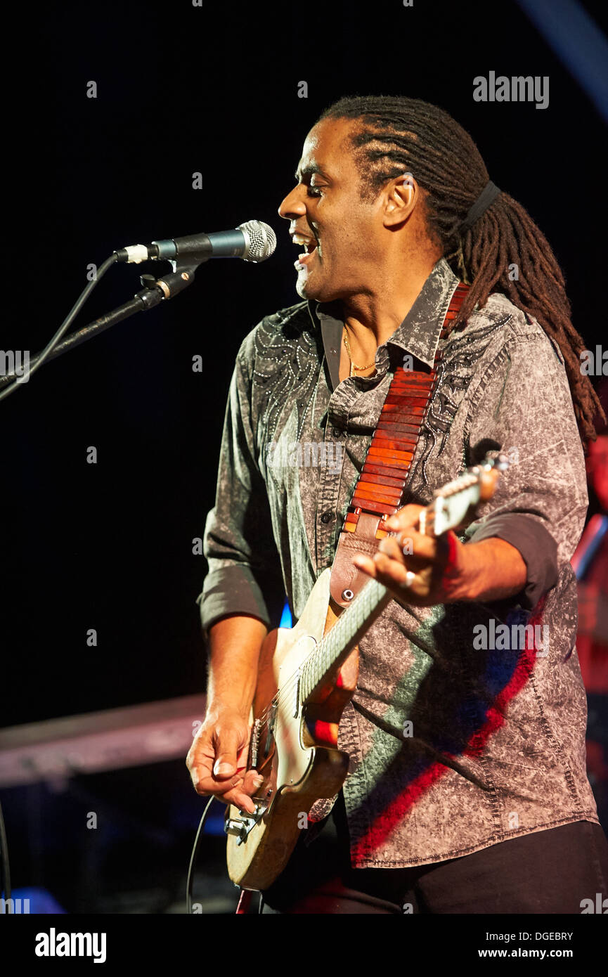 Kenny Neal, ein Blues-Musiker. Stockfoto