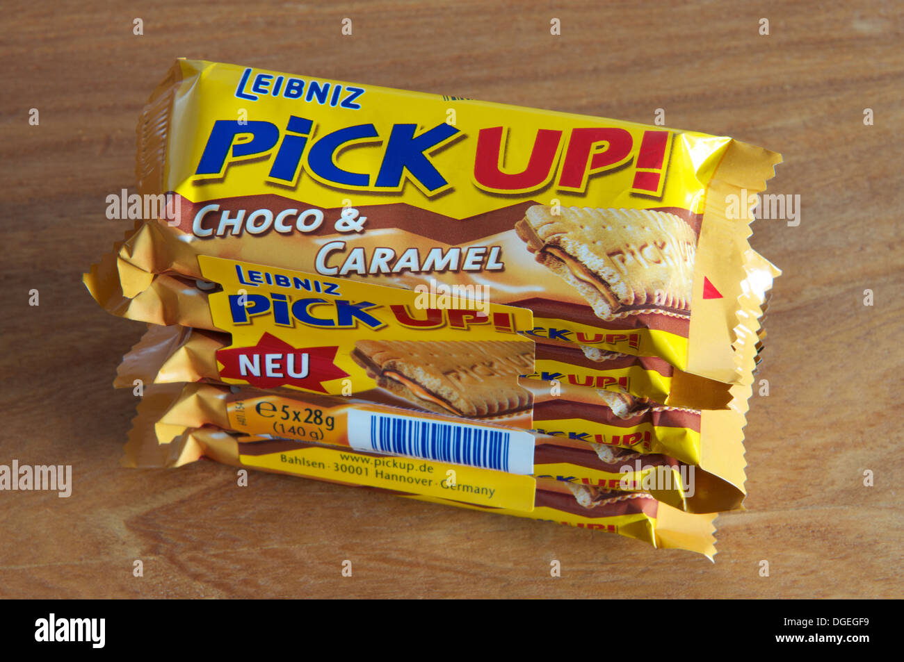 Leibniz Pick Up Choco & Karamell Kekse Stockfoto