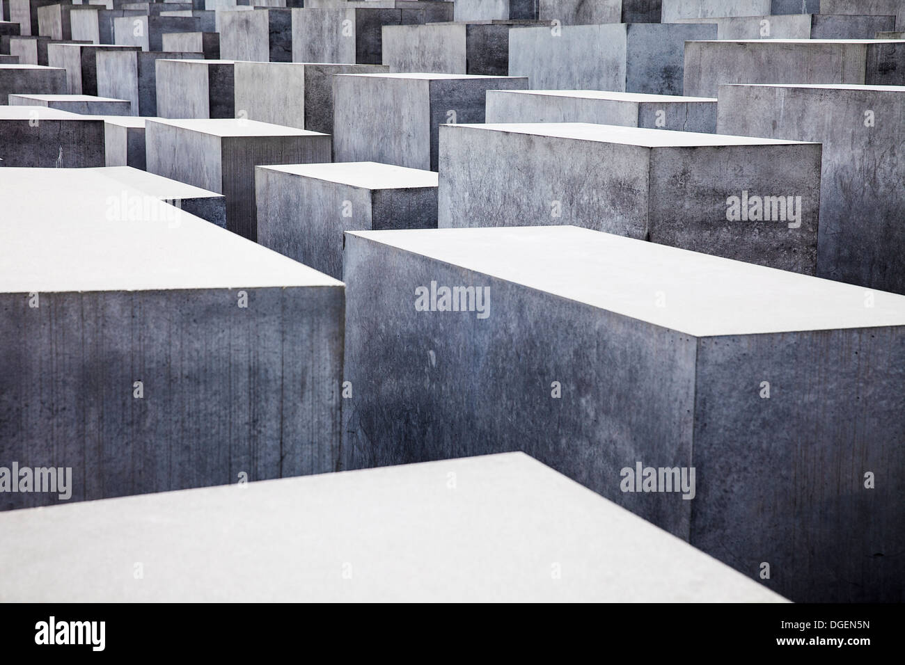 Holocaust-Mahnmal In Berlin Stockfoto