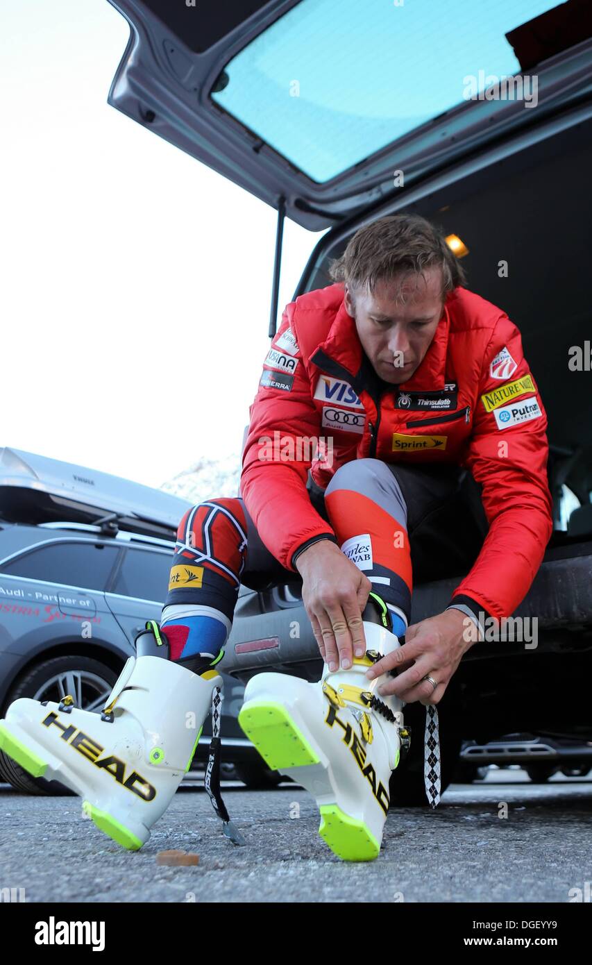 Sölden, Österreich. 19. Oktober 2013. Ski Alpin OSV-Training für Männer. Bild zeigt Bode Miller USA Credit: Action Plus Sport/Alamy Live News Stockfoto