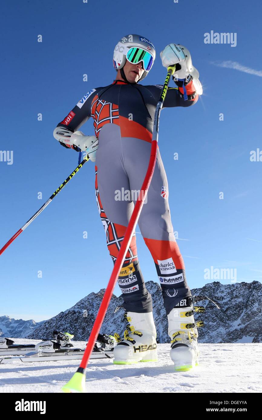 Sölden, Österreich. 19. Oktober 2013. Ski Alpin OSV-Training für Männer. Bild zeigt Bode Miller USA Credit: Action Plus Sport/Alamy Live News Stockfoto